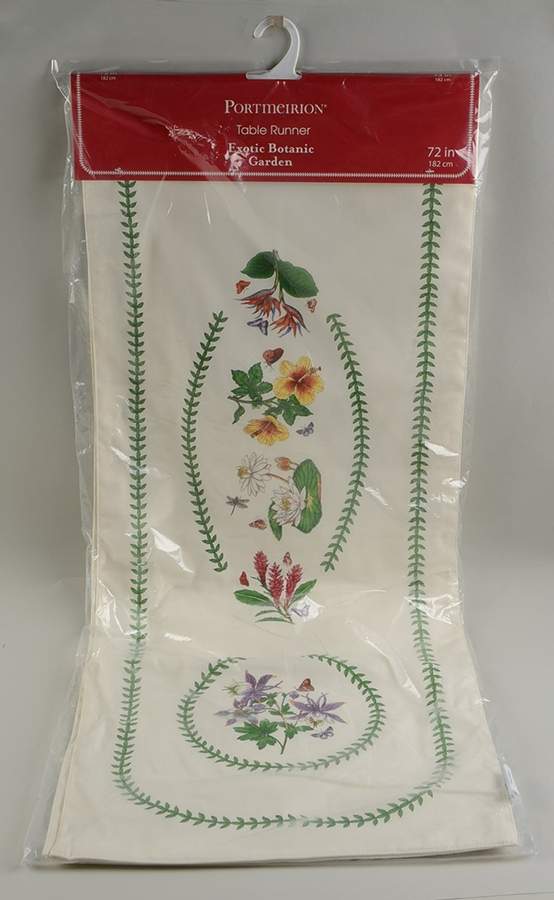 Exotic Botanic Garden 14" X 72" Cloth Table Runner by Portmeirion-1