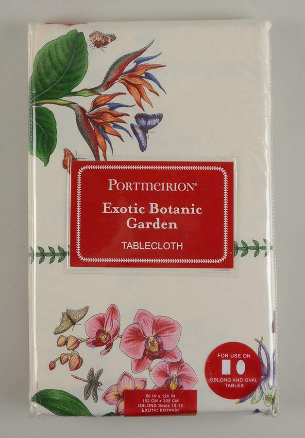 Exotic Botanic Garden 60" x 120" Oblong Tablecloth by Portmeirion-1