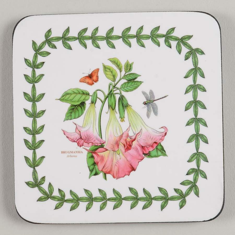 Exotic Botanic Garden Square Corkback Coaster by Portmeirion-1