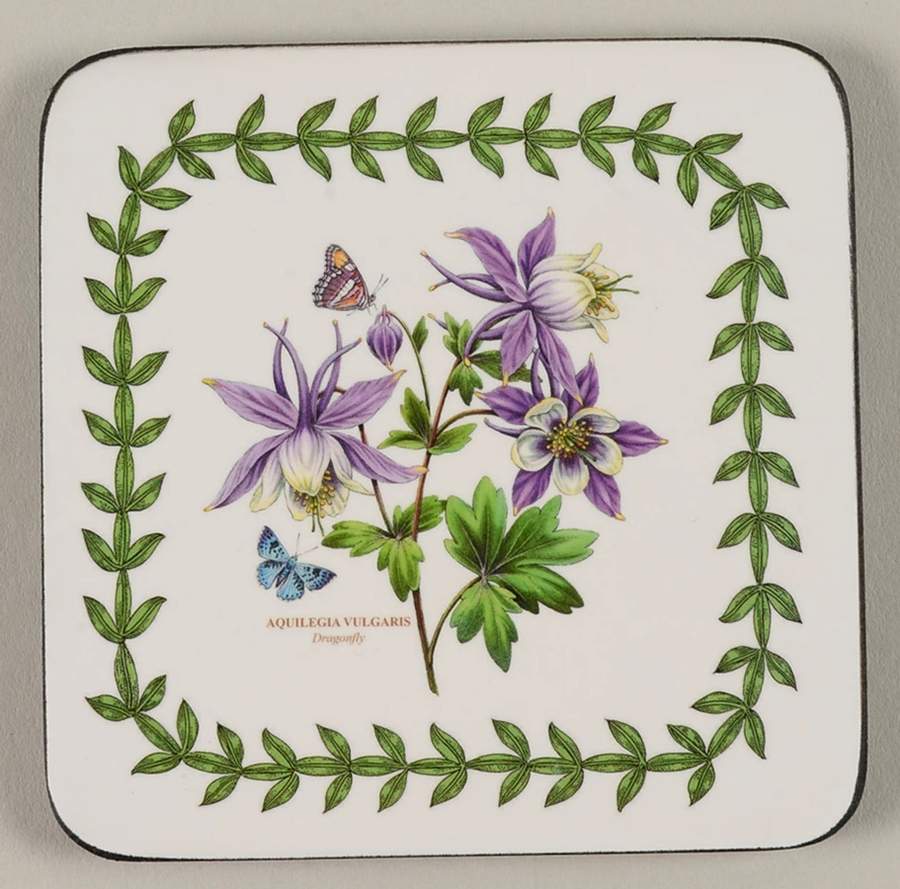 Exotic Botanic Garden Square Corkback Coaster by Portmeirion-1