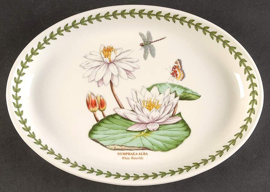 Exotic Botanic Garden 10" Oval Serving Platter by Portmeirion-1