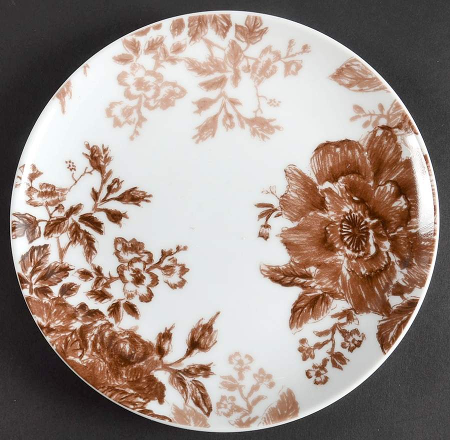 Tatnall Street Coffee Bean (Brown) Salad Plate by Paula Deen-1