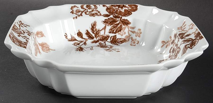 Tatnall Street Coffee Bean (Brown) 10" Round Vegetable Bowl by Paula Deen-1