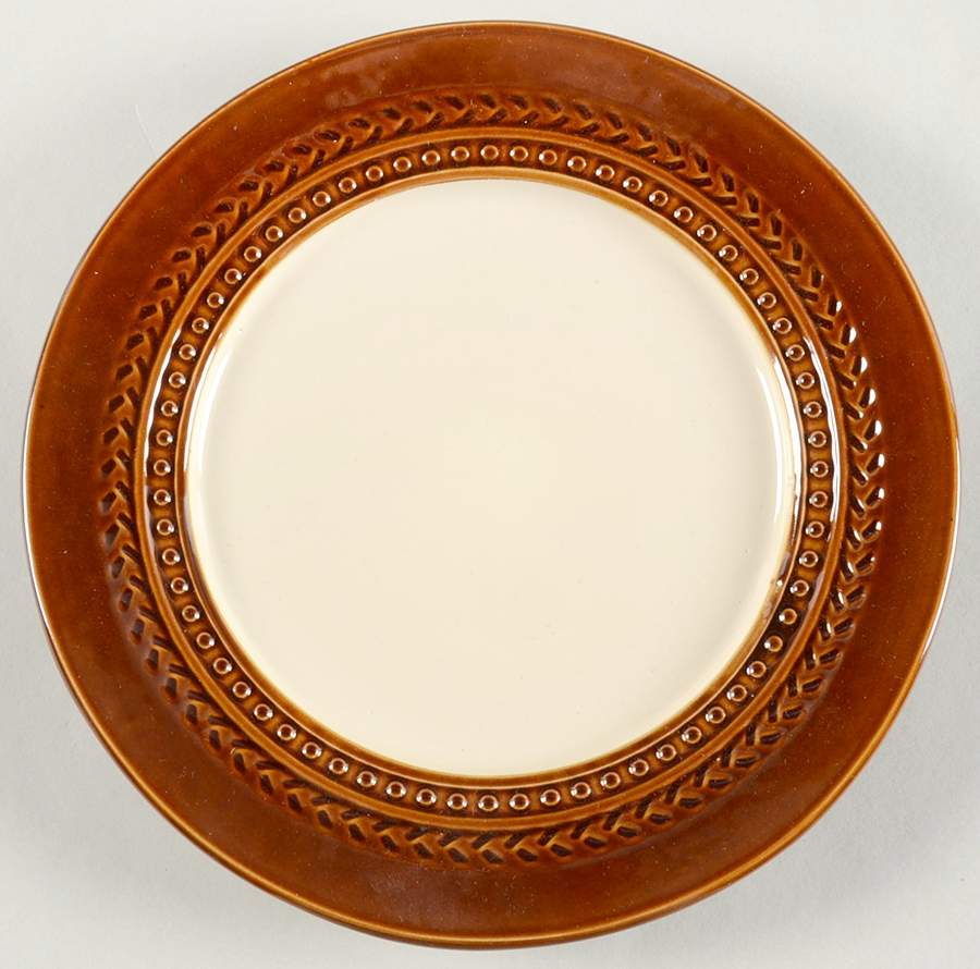 Southern Gathering Chestnut Salad Plate by Paula Deen-1