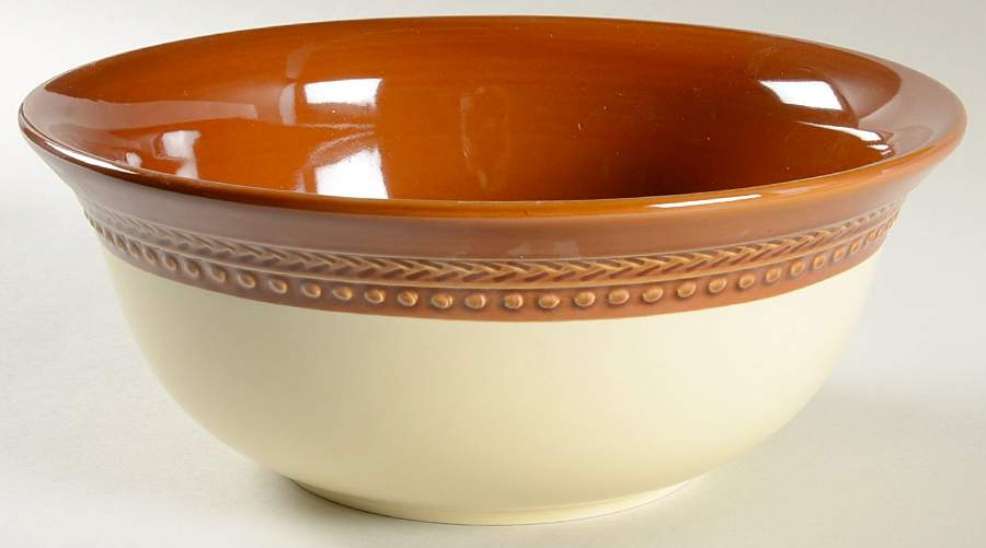 Southern Gathering Chestnut 10" Round Vegetable Bowl by Paula Deen-1