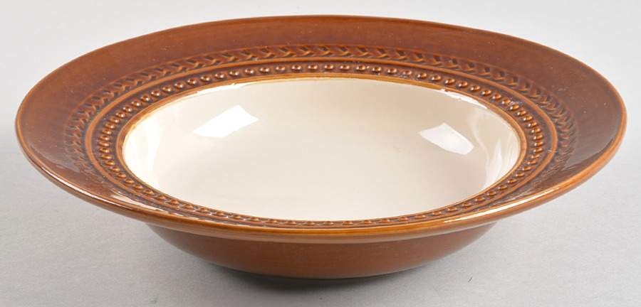 Southern Gathering Chestnut Large Rim Soup Bowl by Paula Deen-1