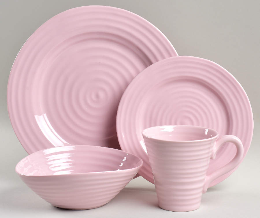 Sophie Conran Pink 4 Piece Place Setting by Portmeirion-1