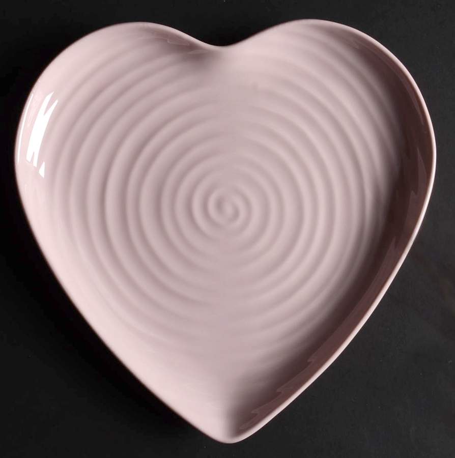 Sophie Conran Pink 9" Heart Plate by Portmeirion-1