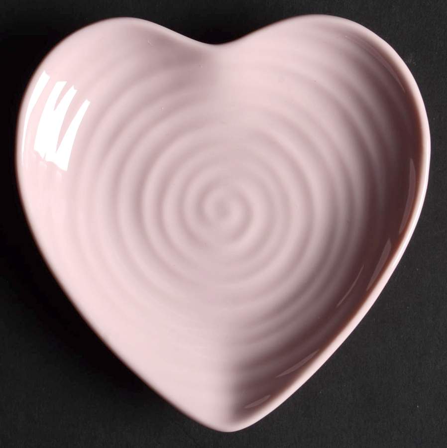 Sophie Conran Pink 4" Heart Plate by Portmeirion-1