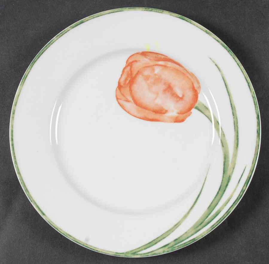 Floral (Floral Off Center) Salad Plate by Pier 1-1
