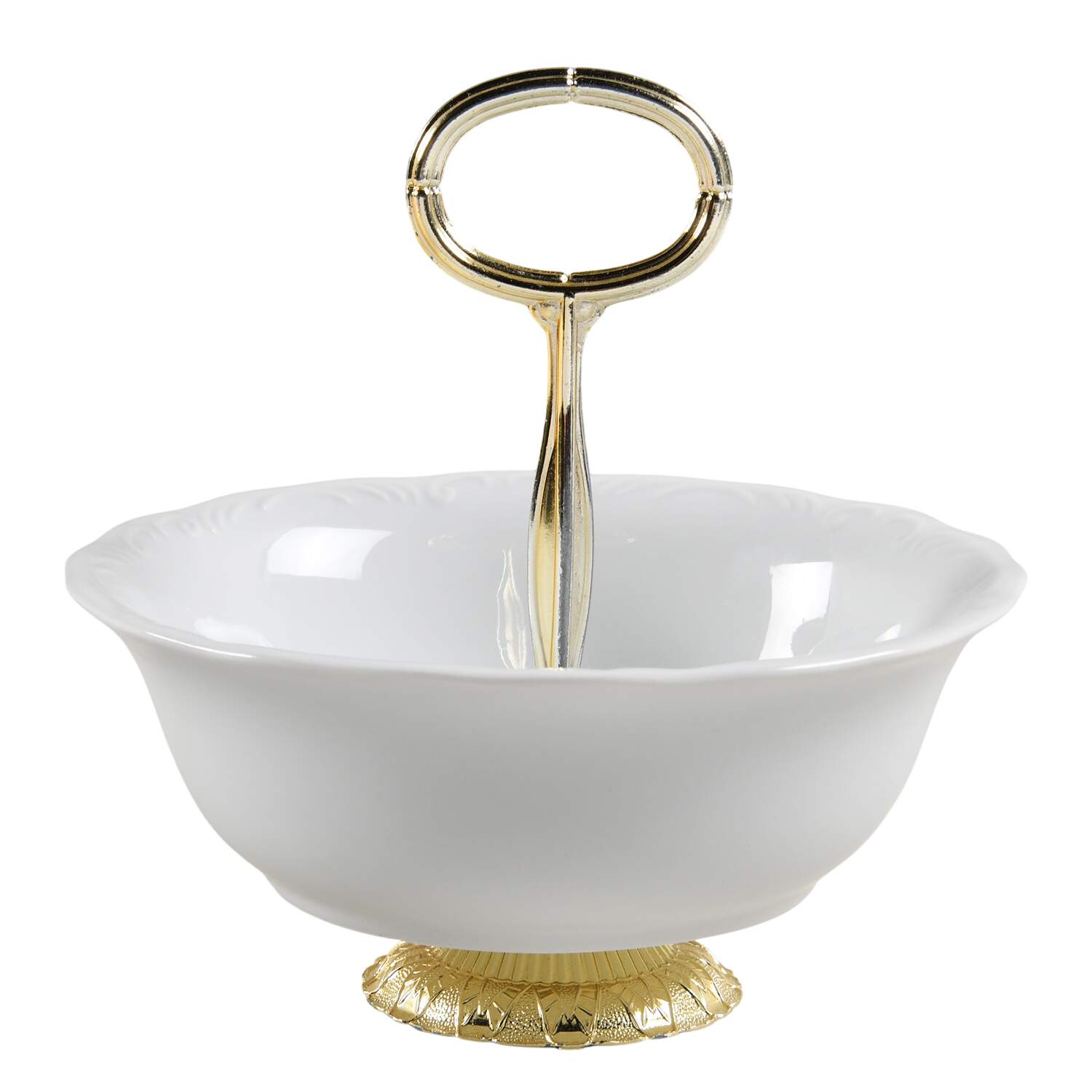 Eclectique 6"-7" Handled Footed Nut Dish HC by Pillivuyt-1