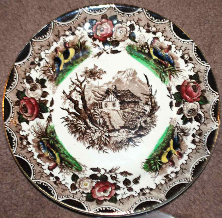 PVF11 Dinner Plate by PV-France (Peasant Village)-1