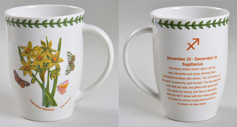 Botanic Garden Zodiac Sagittarius Mug by Portmeirion-1