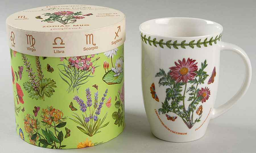 Botanic Garden Zodiac Scorpio Mug & Gift Box by Portmeirion-1