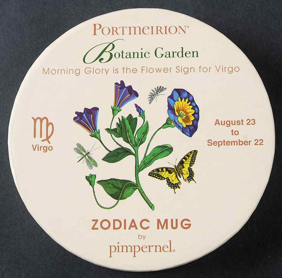 Botanic Garden Zodiac Lid for Virgo Gift Box by Portmeirion-1