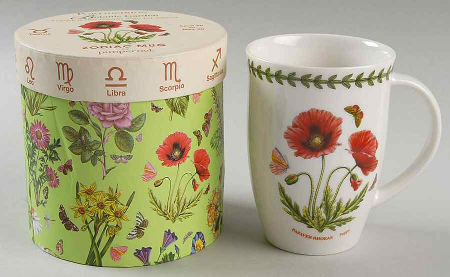 Botanic Garden Zodiac Taurus Mug & Gift Box by Portmeirion-1
