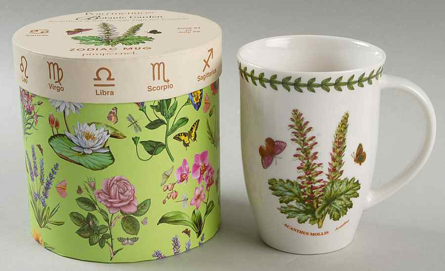 Botanic Garden Zodiac Cancer Mug & Gift Box by Portmeirion-1