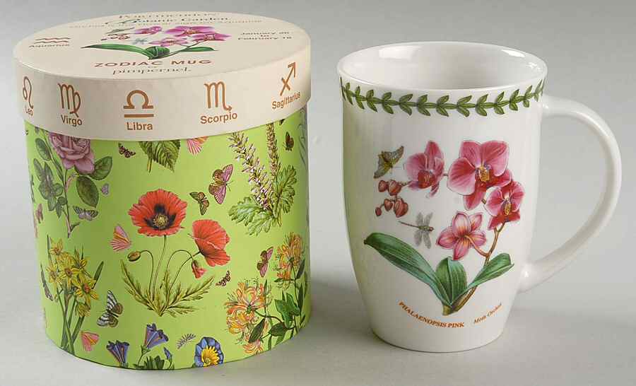 Botanic Garden Zodiac Aquarius Mug & Gift Box by Portmeirion-1
