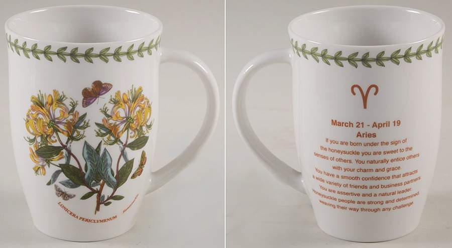 Botanic Garden Zodiac Aries Mug by Portmeirion-1
