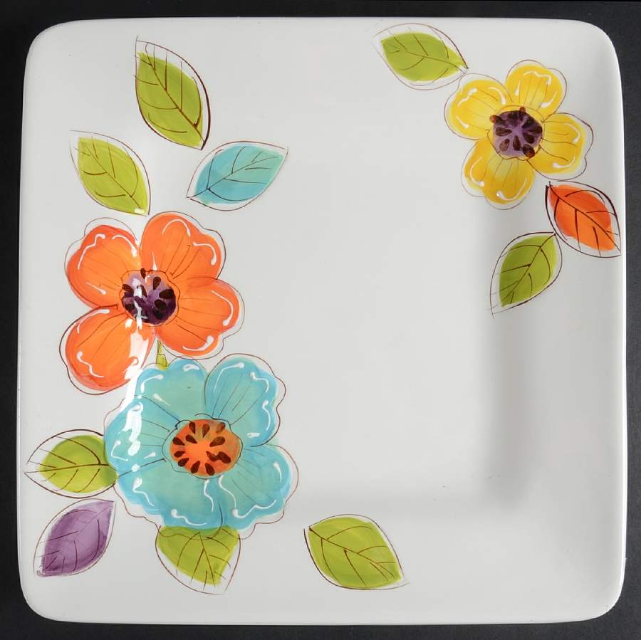 Brittany Square Dinner Plate by Pier 1-1