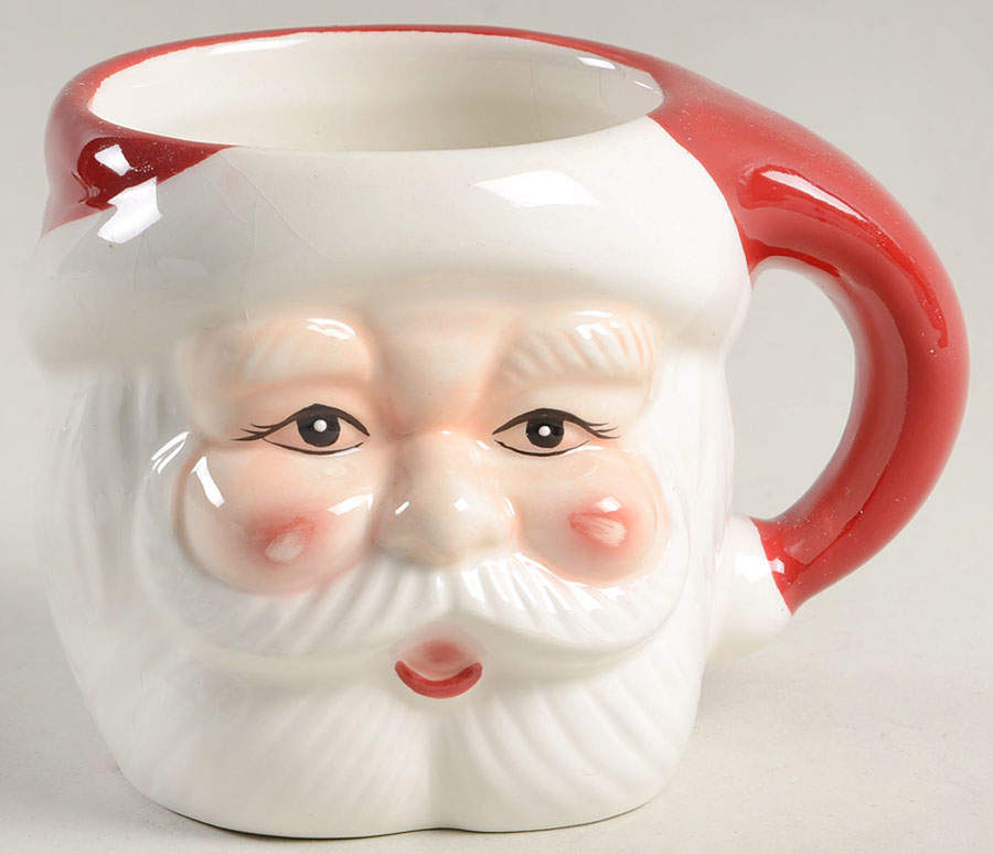 Santa Mug by Pottery Barn China-1