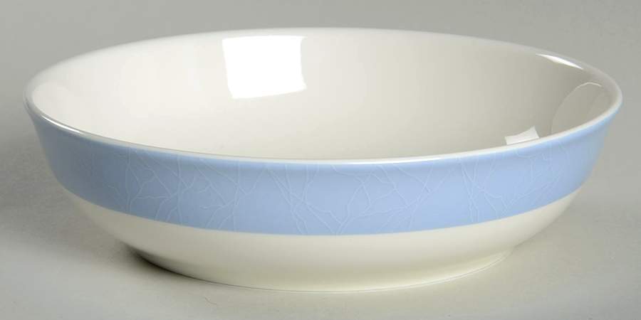 ColorBurst Blue (White Body) Soup/Cereal Bowl by Pickard-1