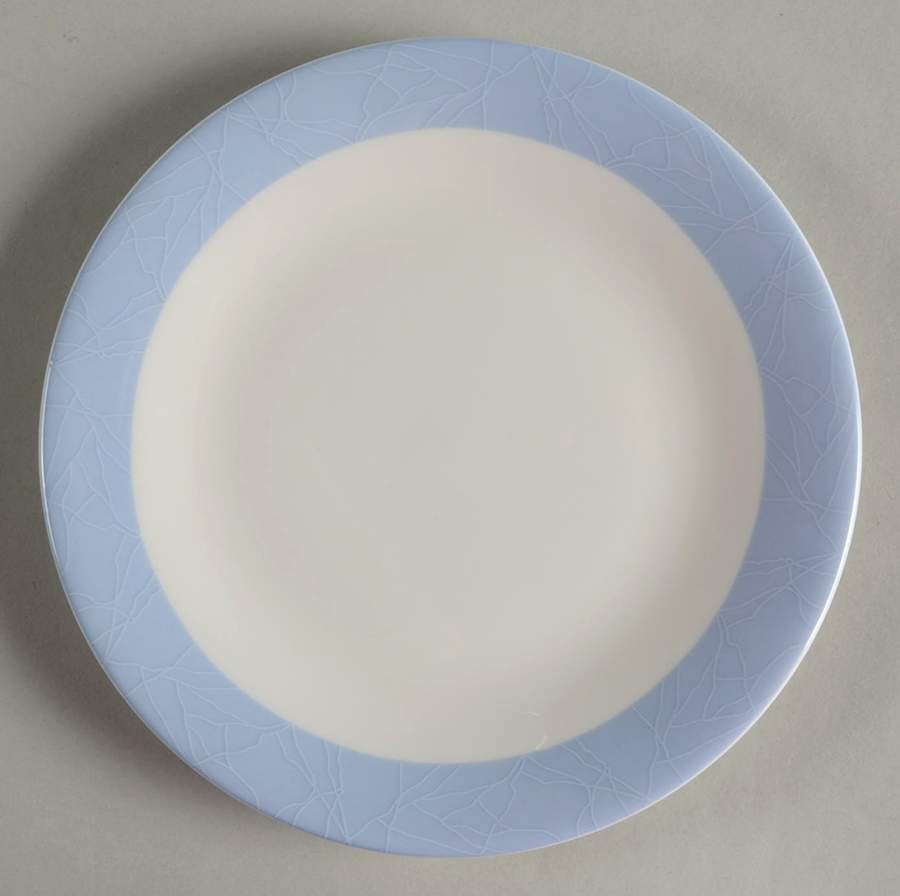 ColorBurst Blue (White Body) Bread & Butter Plate by Pickard-1