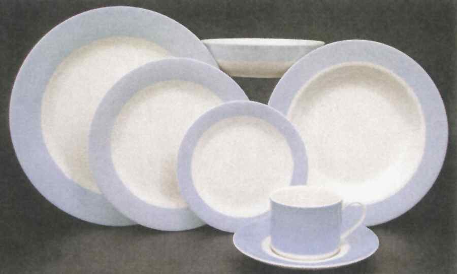 ColorBurst Blue (Ivory Body) Dinner Plate by Pickard-1