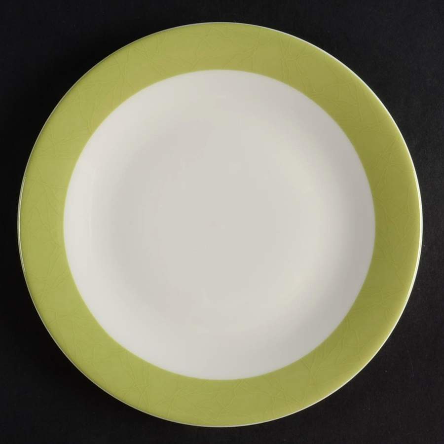 ColorBurst Green (White Body) Bread & Butter Plate by Pickard-1