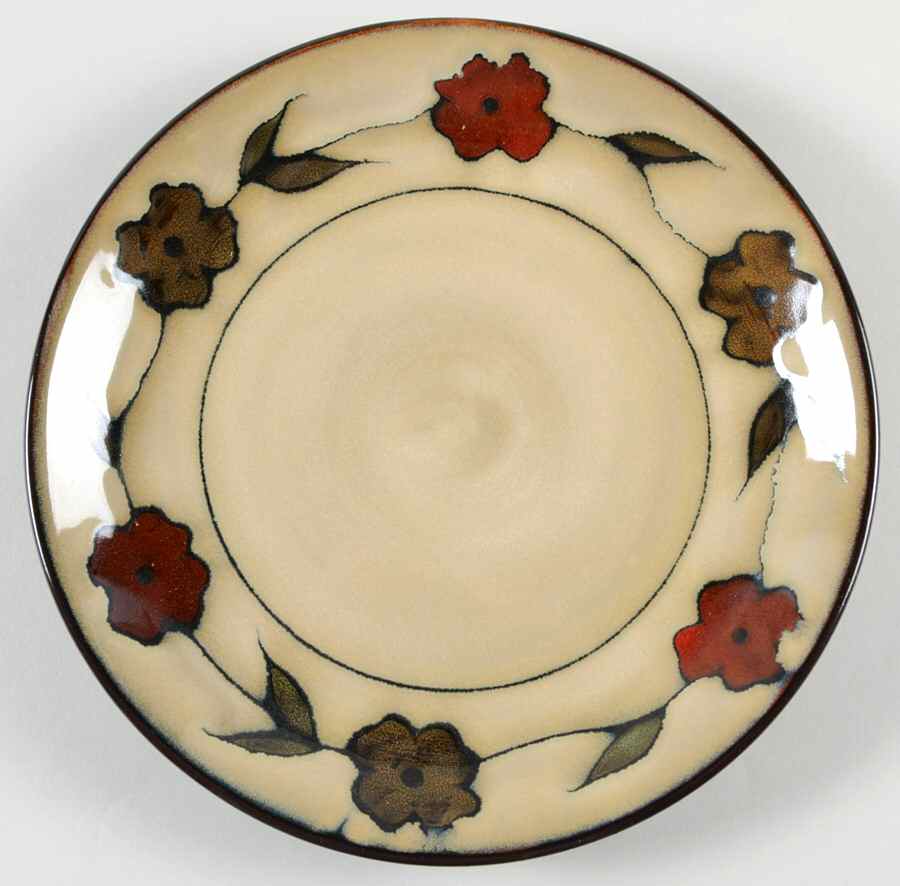 Floral Bouquet Salad Plate by Pfaltzgraff-1