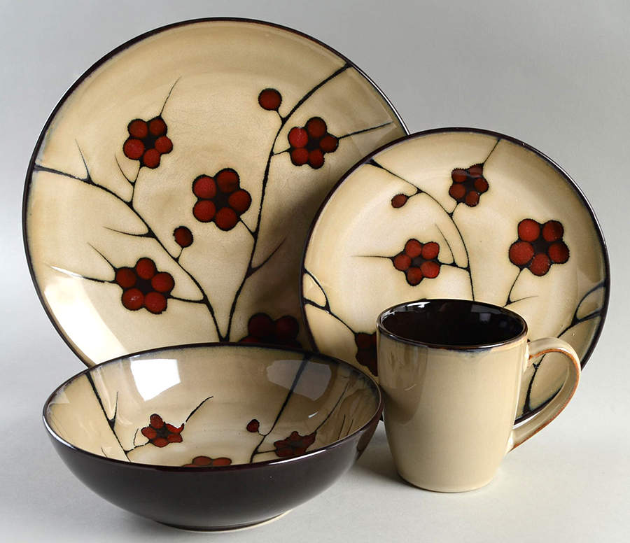 Aster 4 Piece Place Setting by Pfaltzgraff-1
