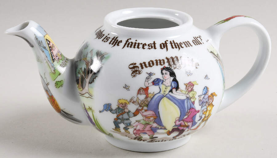 Snow White Mini Teapot No Lid by Cardew Design-1