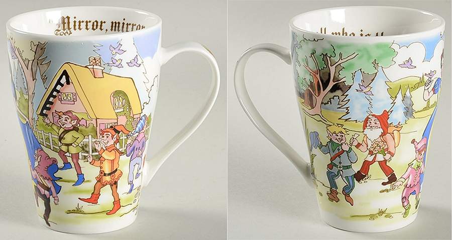 Snow White Large Mug by Cardew Design-1