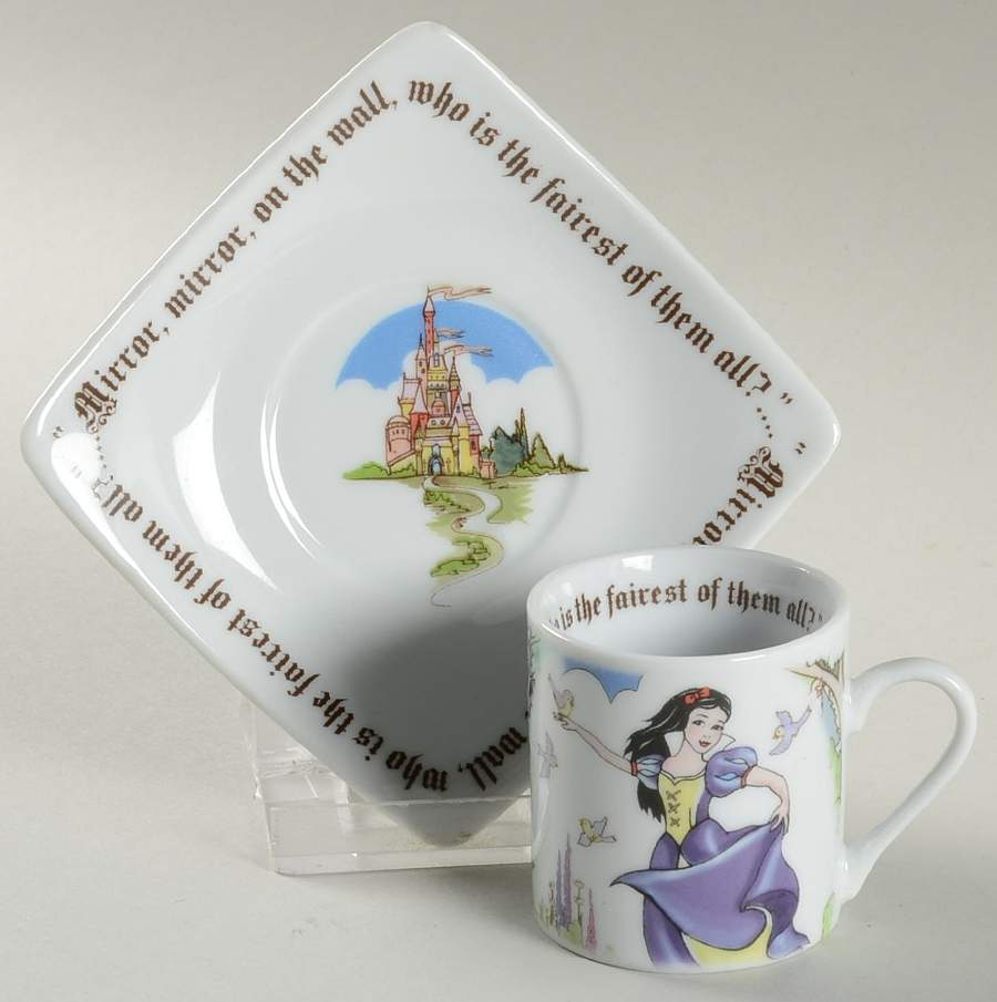 Snow White Flat Demitasse Cup by Cardew Design-1