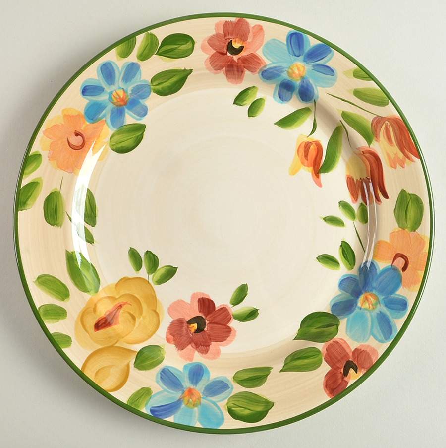 Bright Bouquet Dinner Plate by Pfaltzgraff-1