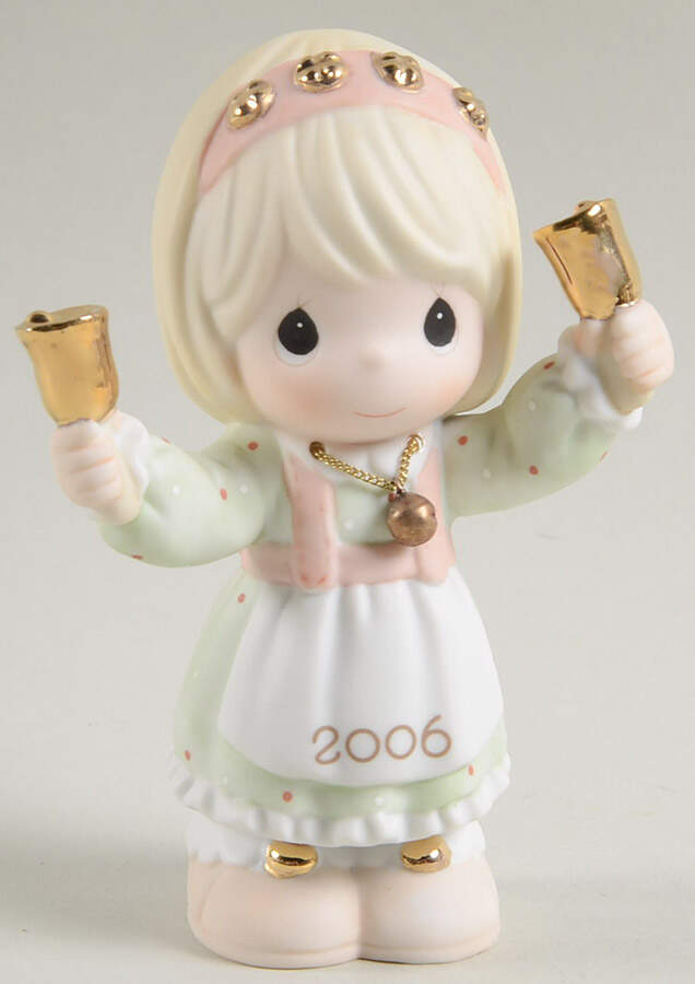 Annual Christmas Figurine Ringing In The Season - Boxed by Precious Moments-1