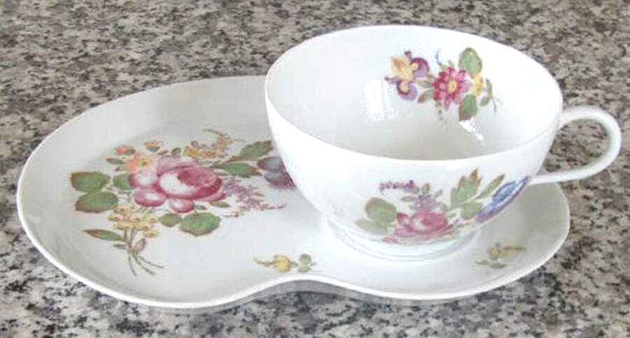 PDP21 Snack Plate & Cup Set by Porcelaine De Paris-1