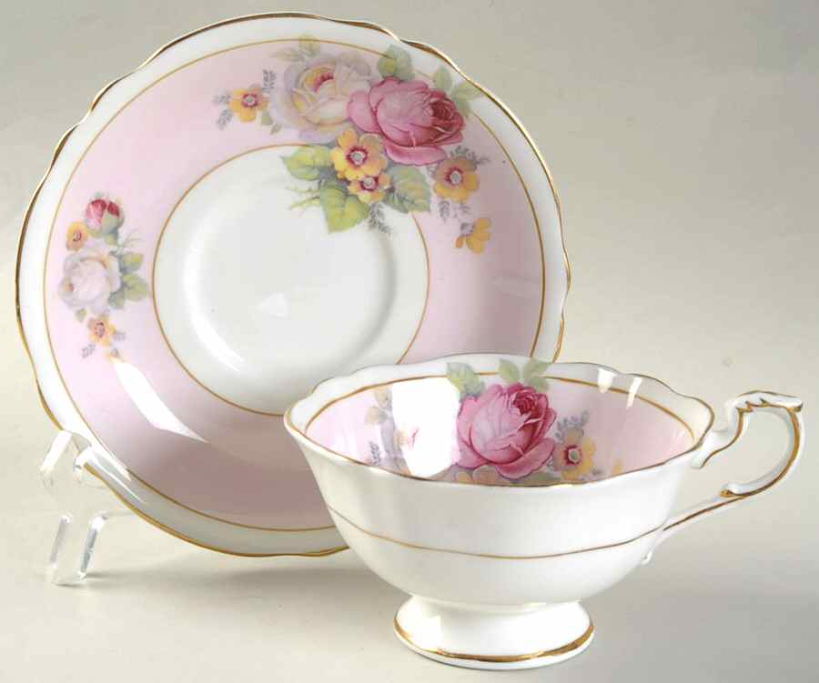 A981-4 Footed Cup & Saucer Set by Paragon-1