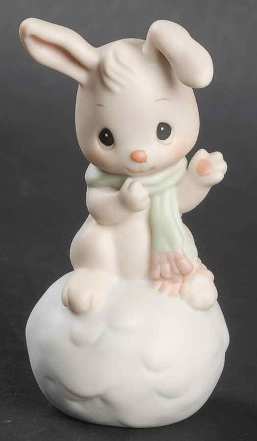 Snowbunny Loves You Like I Do Heart-Snowbunny Loves You Like I Do - Heart Trademark With Box by Precious Moments-1