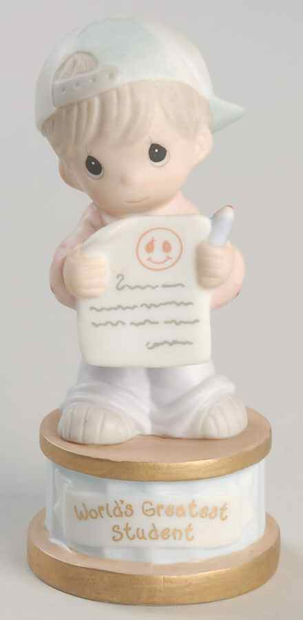 World's Greatest Student-Boy Unmarked-Worlds Greatest Student - No Trademark, No Box by Precious Moments-1