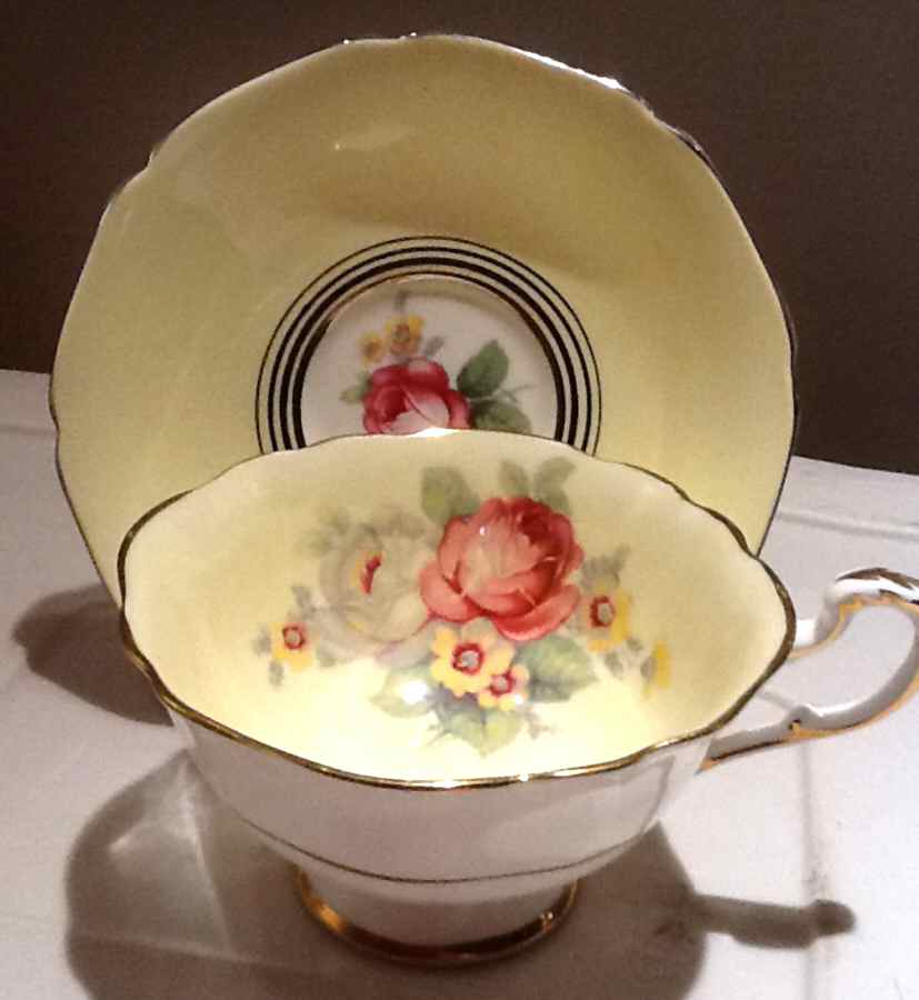 G6848-5 Footed Cup & Saucer Set by Paragon-1
