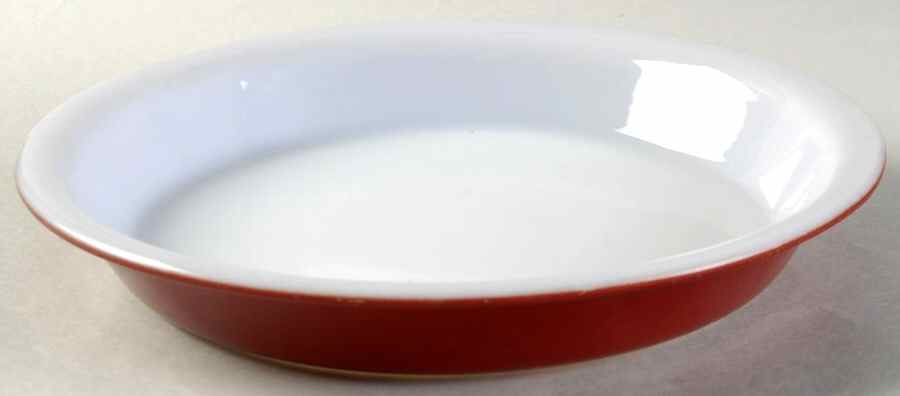 Royal Burgundy Pie Serving Plate by Pyrex-1