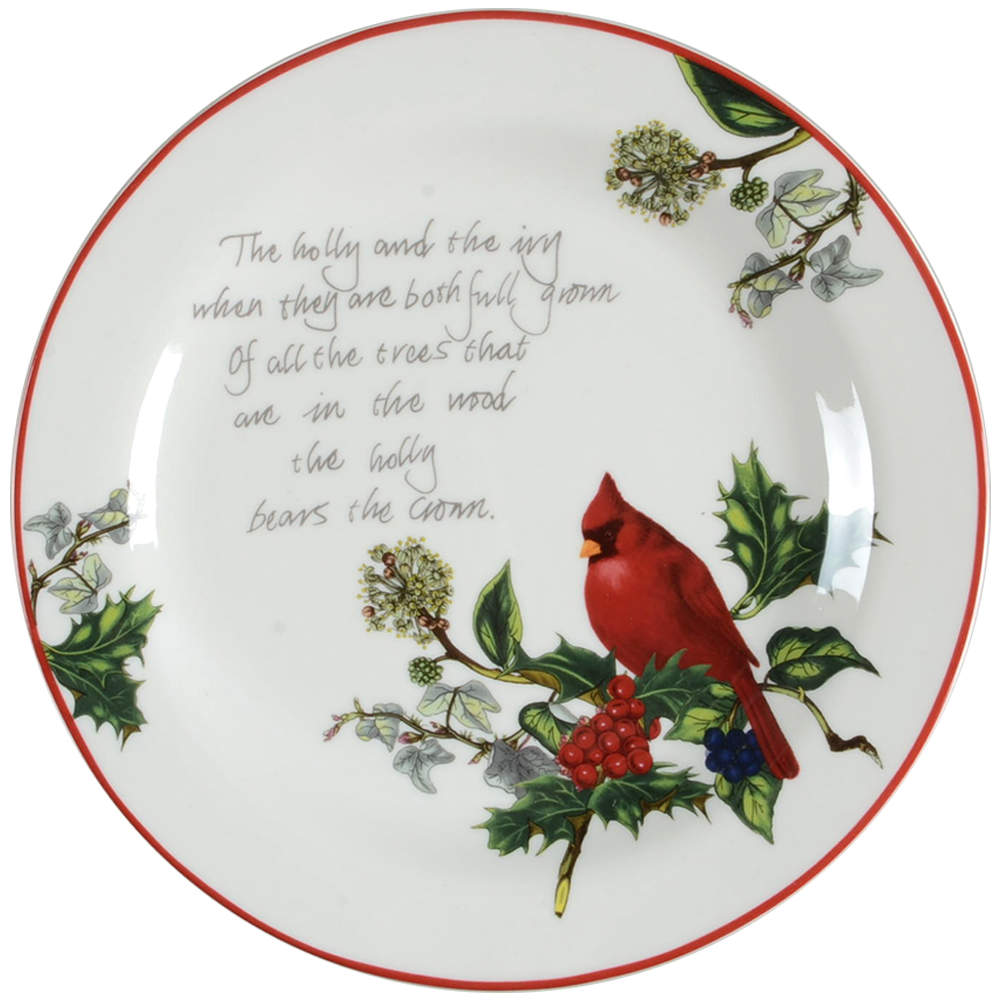 Holly Cardinal Salad Plate by Portmeirion-1