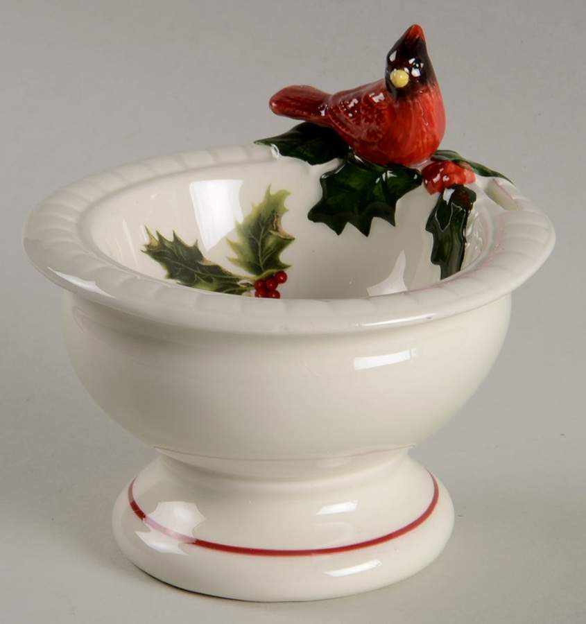 Holly Cardinal Dip Bowl (for Dip and Spreader) by Portmeirion-1