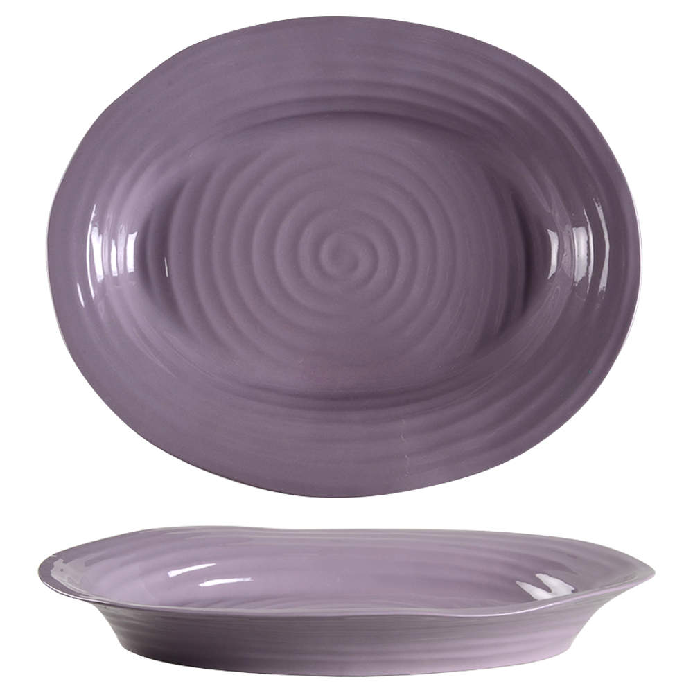 Sophie Conran Mulberry 14" Oval Serving Platter by Portmeirion-1