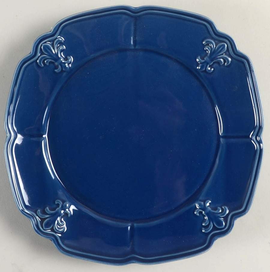 Fleur de Lys Blue Salad Plate by Portmeirion-1