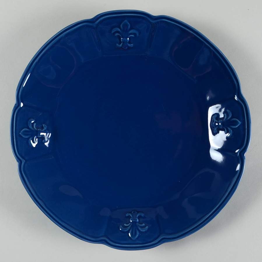 Fleur de Lys Blue Dinner Plate by Portmeirion-1
