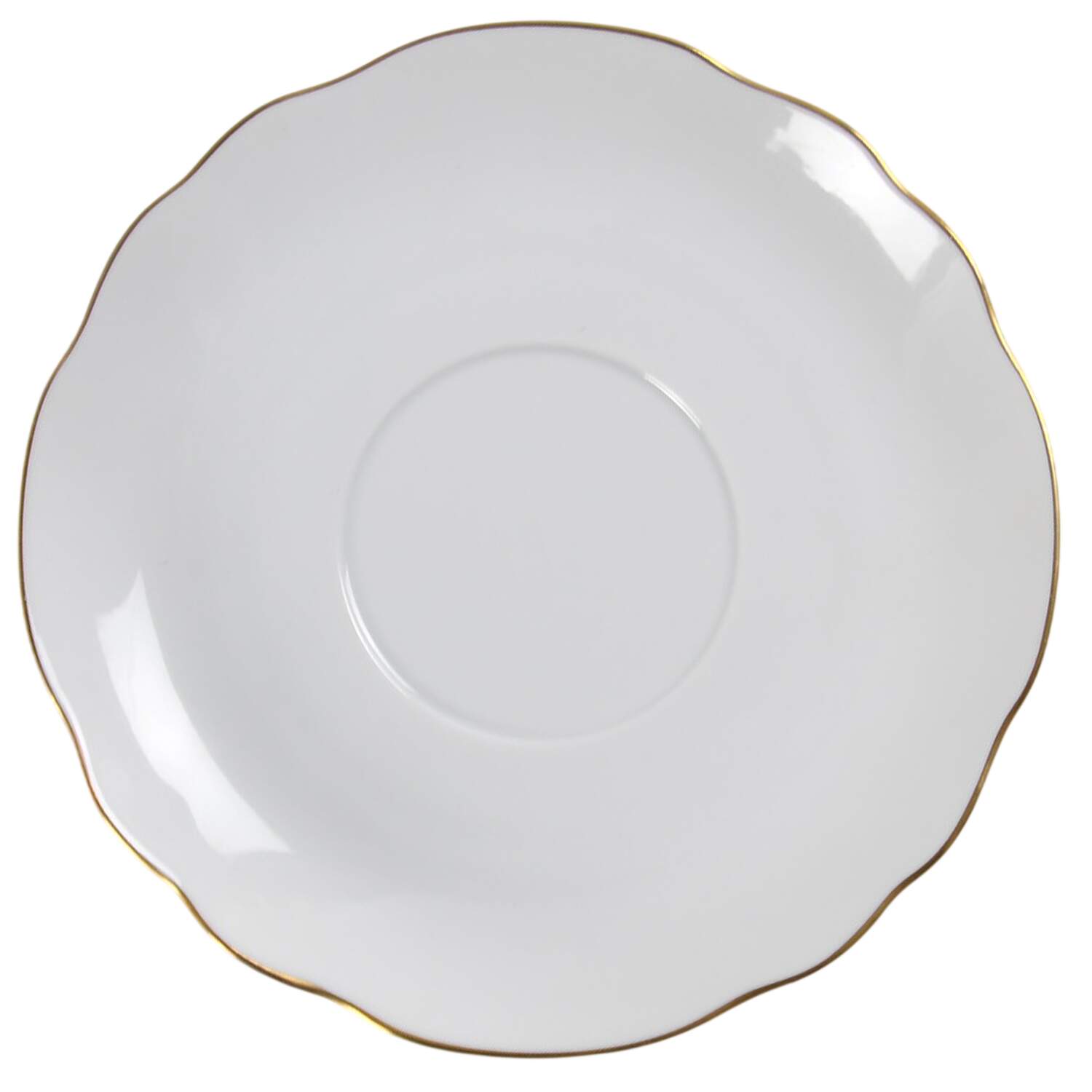 Georgian Gold Saucer by Pickard-1