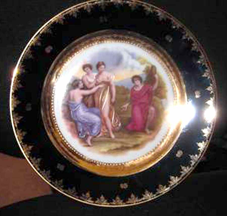 PUN141 Dessert/Pie Plate by Porcelain Union-1