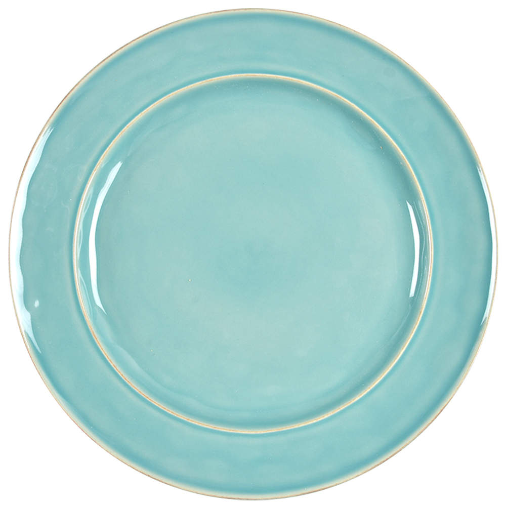 Cambria Turquoise Small Dinner Plate by Pottery Barn China-1